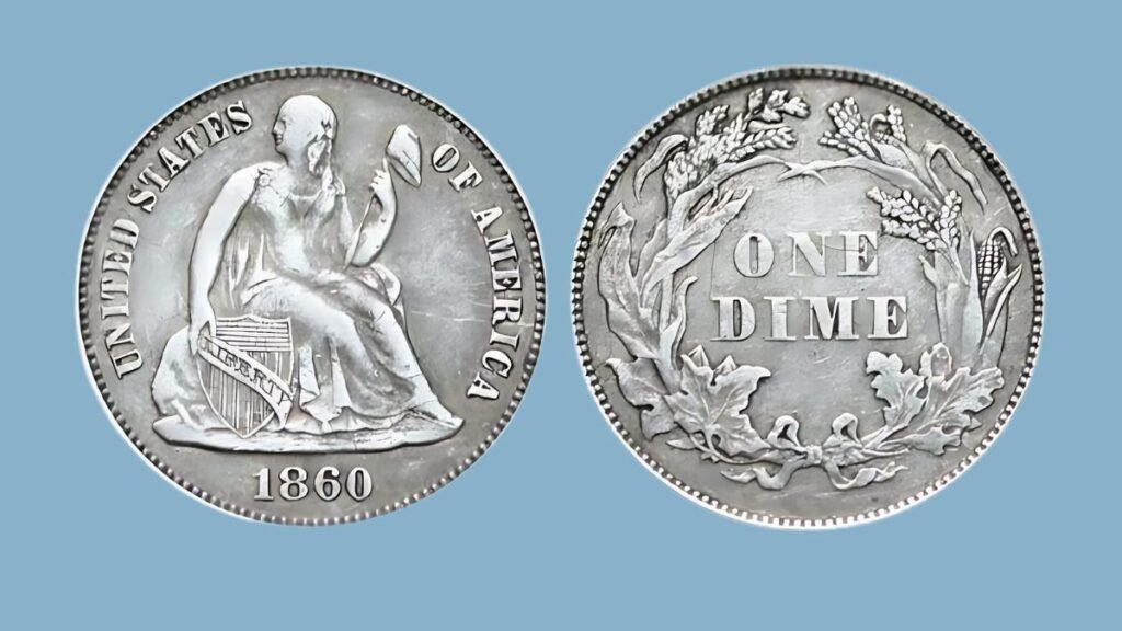 1860-O Seated Liberty Dime