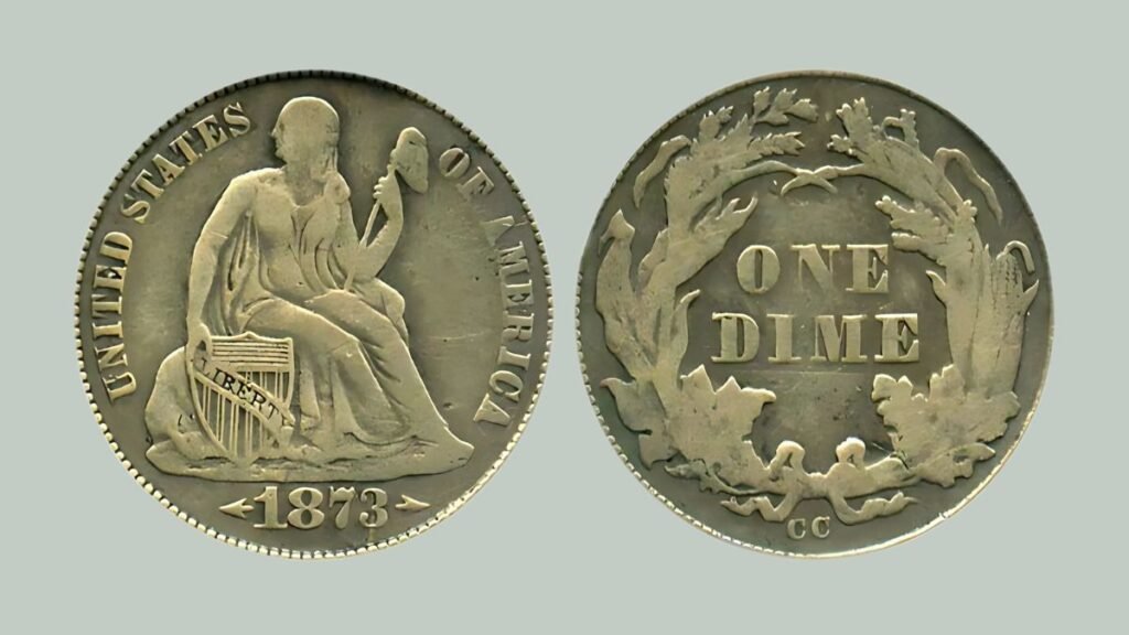 1873-CC Liberty Seated Dime