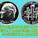 "The $90 Million Coins You Could Find: 7 Rare Dimes and a Bicentennial Quarter"